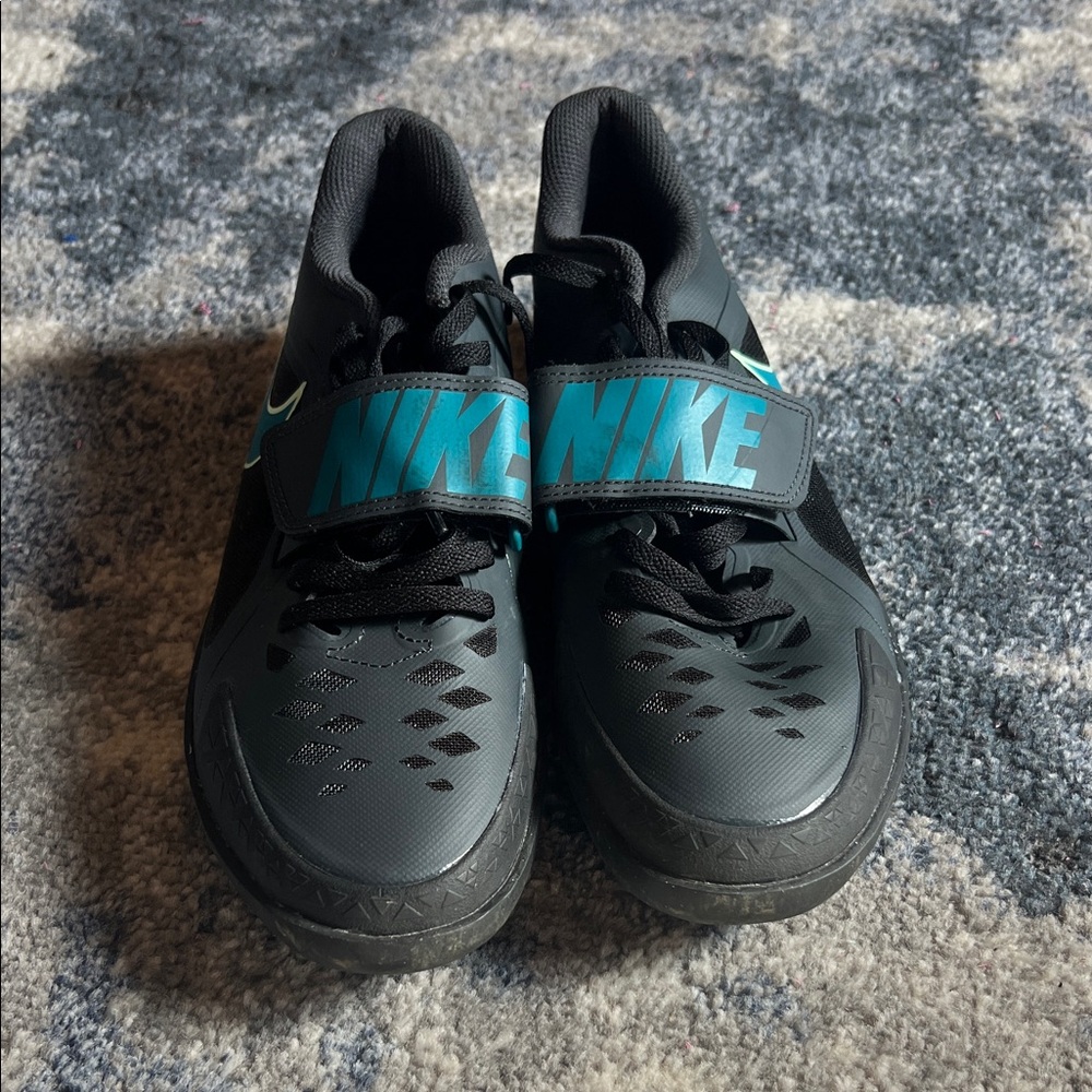 Nike Kids Black and Teal Sneakers